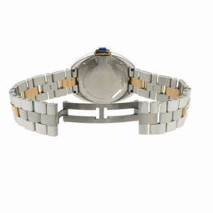 新品同様 カルティエ クレ ドゥ W2CL0004 自動巻き 腕時計 SS/K18PG ピンクゴールド シルバー文字盤 0185【中古】CARTIER レディース