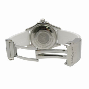 ブライトリング スーパーオーシャン42 A17364 自動巻き 腕時計 SS/ラバー ホワイト 0187【中古】BREITLING メンズ