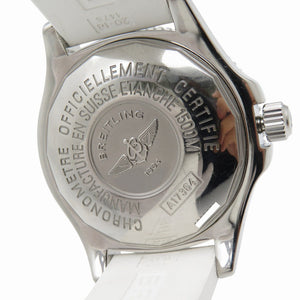 ブライトリング スーパーオーシャン42 A17364 自動巻き 腕時計 SS/ラバー ホワイト 0187【中古】BREITLING メンズ
