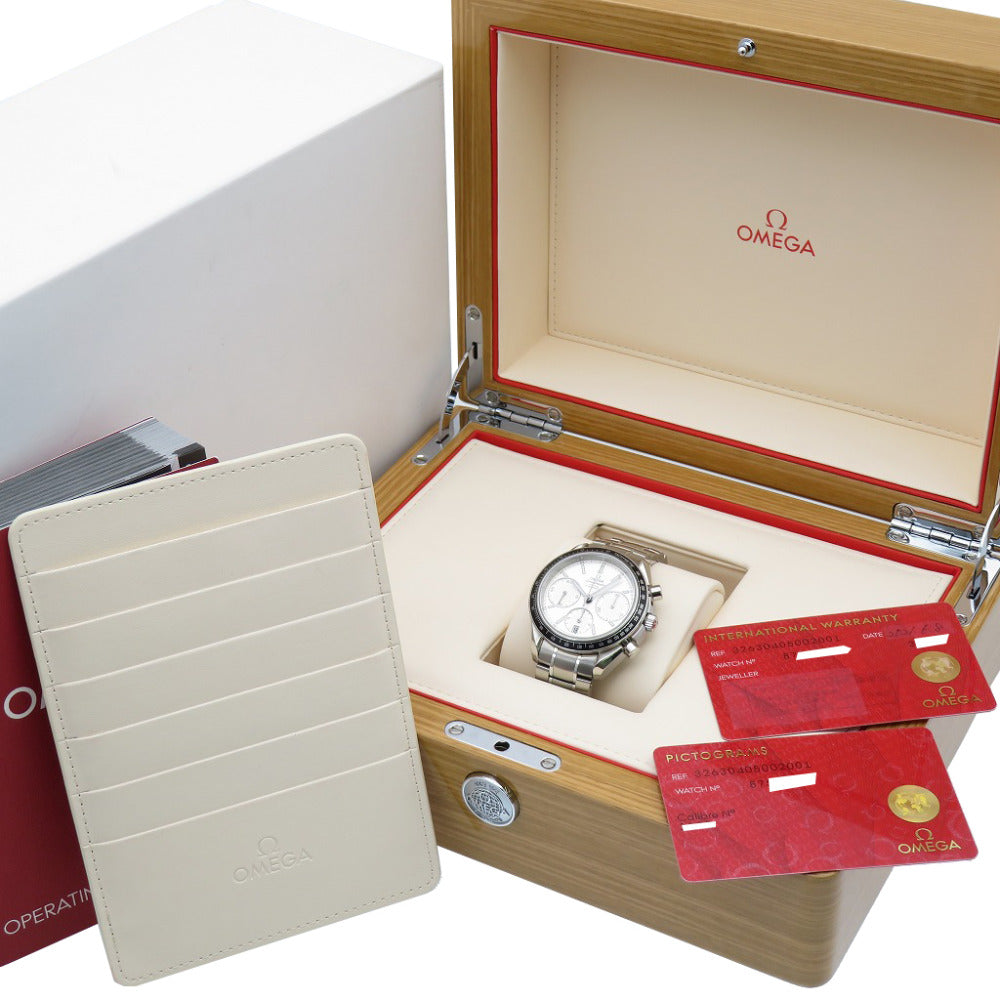 新品同様 オメガ スピードマスター レーシング 326.30.40.50.02.001 自動巻き 腕時計 SS シルバー 0189【中古】OMEGA メンズ