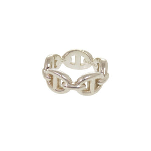 美品 エルメス シェーヌ ダンクル アンシェネ PM シルバー925 サイズ7号 リング 指輪 0218【中古】HERMES