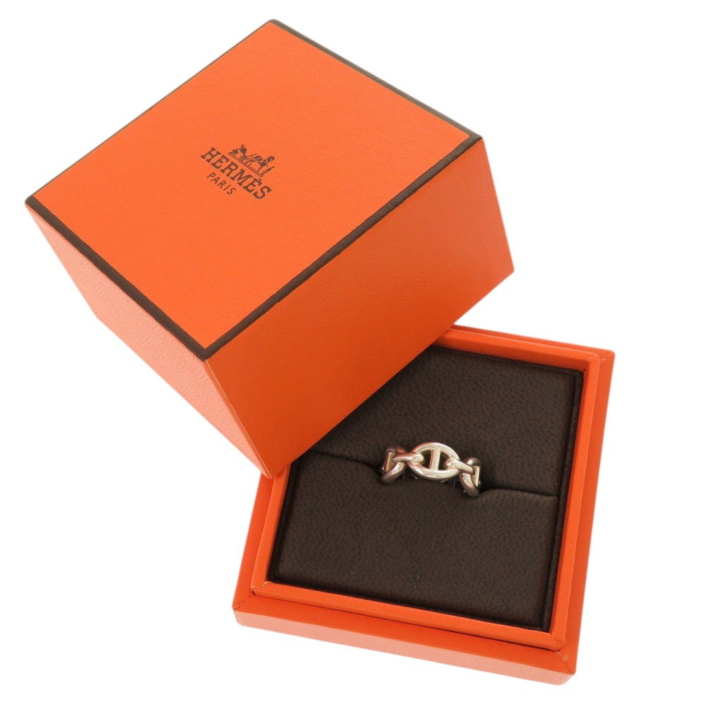 美品 エルメス シェーヌ ダンクル アンシェネ PM シルバー925 サイズ7号 リング 指輪 0218【中古】HERMES
