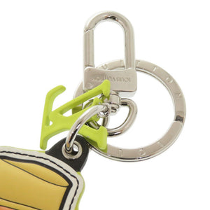 美品 ルイ ヴィトン ポルトクレ LV スケアクロウ モノグラム MP2922 レザー ブラウン マルチカラー バッグチャーム キーホルダー LV 0230【中古】LOUIS VUITTON