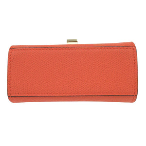 新品同様 ヴァレクストラ イジィデ ベルト カーフレザー オレンジ 3WAY ハンドバッグ ベルトバッグ ショルダーバッグ 0285【中古】Valextra