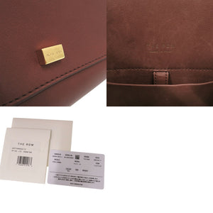 ザ ロウ ソフト マルゴー 10 W1190 L72 COGNAC SHG ブラウン レザー 2wayハンドバッグ 0286【中古】THE ROW