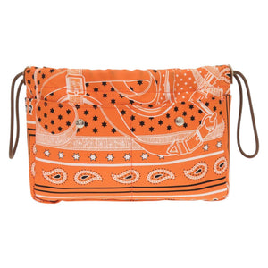美品 エルメス フールビ20 バックインバッグ シルク オレンジ X刻印(2016年製) ポーチ 0313【中古】HERMES