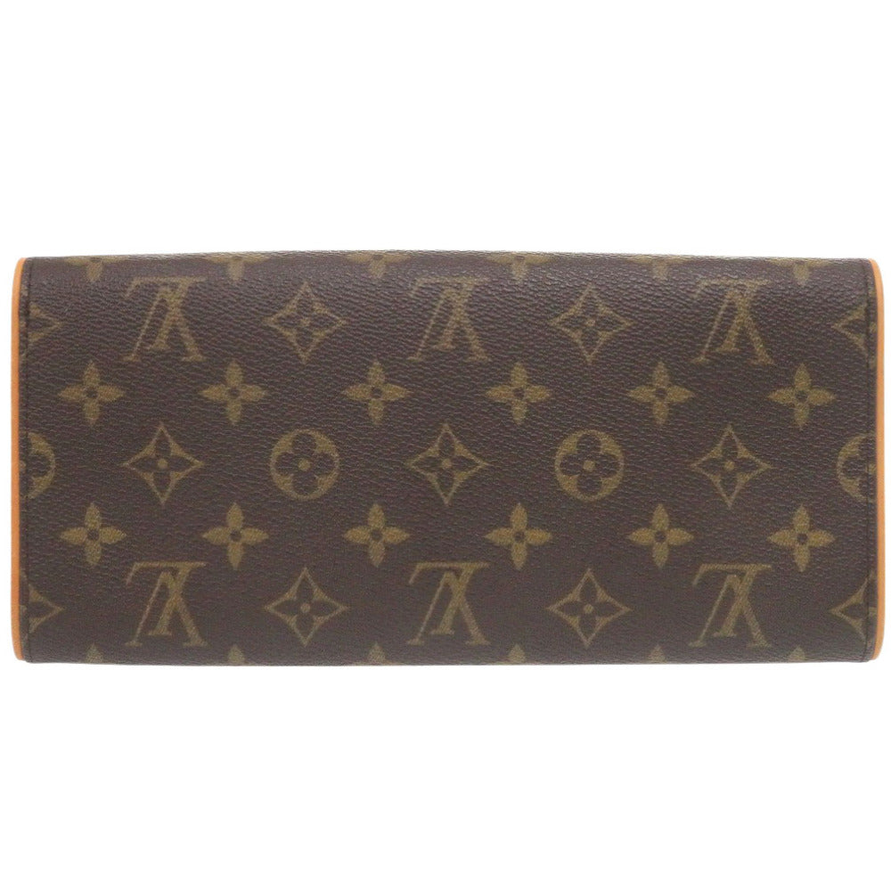 美品 ルイ ヴィトン ポシェットツインGM モノグラム M51852 ショルダーバッグ LV 0331【中古】LOUIS VUITTON
