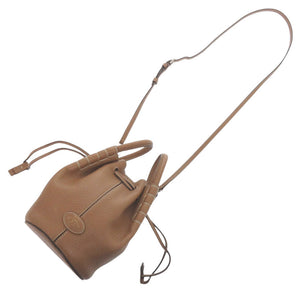 トッズ 2WAY XAWA0Z60301QDSS410 レザー ブラウン ハンドバッグ ショルダーバッグ 茶 0333【中古】TOD’S