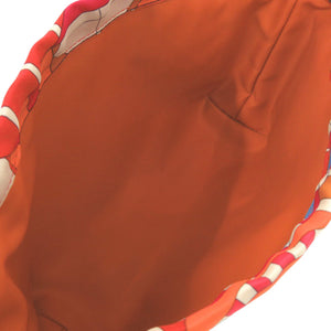 新品同様 エルメス フールビ20 バッグインバッグ シルク レッド Z刻印(2021年製) ポーチ 0346【中古】HERMES