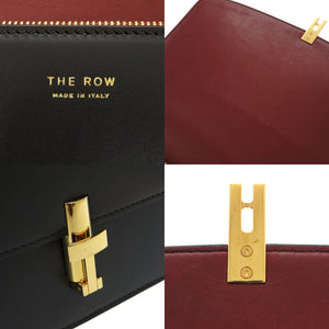 ザ ロウ ソフィア レザー ブラック ハンドバッグ 黒 0366【中古】THE ROW