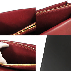 ザ ロウ ソフィア レザー ブラック ハンドバッグ 黒 0366【中古】THE ROW