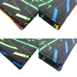 未使用 ヴァレンティノガラヴァーニ キャンバス シルバー金具 ブラック マルチカラー 2WAY ショルダーバッグ 0376【中古】VALENTINO GARAVANI