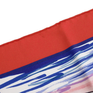 美品 エルメス カレ70 BAIN DE MER 海水浴 シルク マルチカラー スカーフ 0392【中古】HERMES