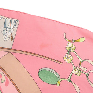 美品 エルメス カレ90 Neige d’ Antan 去年の雪 シルク マルチカラー スカーフ 0393【中古】HERMES