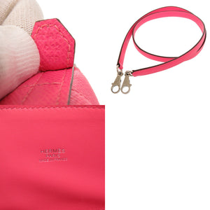 美品 エルメス ボリード27 ヴォーエプソン ローズアザレ シルバー金具 T刻印 ハンドバッグ 0403 【中古】 HERMES