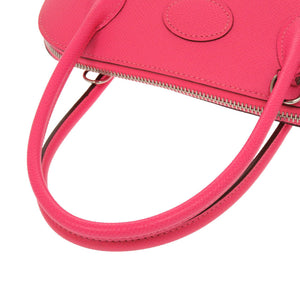美品 エルメス ボリード27 ヴォーエプソン ローズアザレ シルバー金具 T刻印 ハンドバッグ 0403 【中古】 HERMES