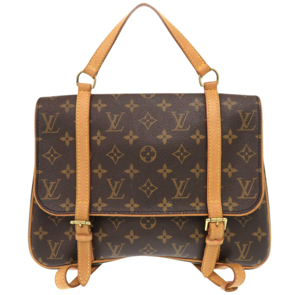 ルイ ヴィトン マレル サック アド モノグラム M51158 ブラウン リュック デイパック LV 0420【中古】LOUIS VUITTON