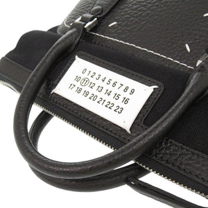 新品同様 メゾン マルジェラ 5AC S56WG0082 レザー ブラック 2WAY ショルダーバッグ ハンドバッグ 黒 0422【中古】Maison Margiela