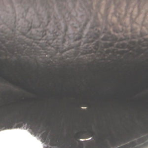 新品同様 メゾンマルジェラ S56UI0140 ICチップ レザー ブラック 黒 2つ折り財布 財布 0438【中古】Maison Margiela