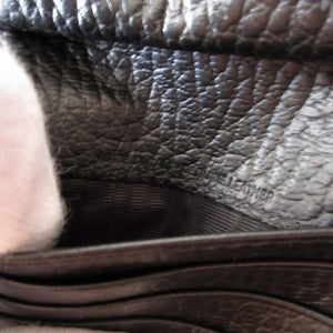 新品同様 メゾンマルジェラ S56UI0140 ICチップ レザー ブラック 黒 2つ折り財布 財布 0438【中古】Maison Margiela