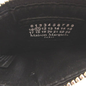 未使用 メゾンマルジェラ S56UI0143 ICチップ レザー ブラック 黒 カードケース 0439 【中古】Maison Margiela