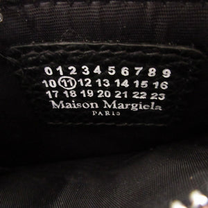 未使用 メゾンマルジェラ S56UI0143 ICチップ レザー ブラック 黒 カードケース 0439 【中古】Maison Margiela