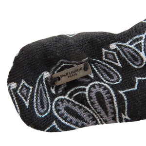 美品 サンローランパリ レーヨン ポリウレタン ブラック シュシュ ヘアアクセサリー 黒 0443【中古】SAINT LAURENT PARIS