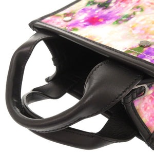 美品 ジミーチュウ 花柄 ナイロン レザー マルチカラー 2WAY ミニバッグ ハンドバッグ ショルダーバッグ 0455【中古】JIMMY CHOO