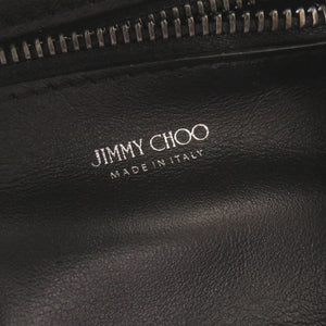 美品 ジミーチュウ 花柄 ナイロン レザー マルチカラー 2WAY ミニバッグ ハンドバッグ ショルダーバッグ 0455【中古】JIMMY CHOO