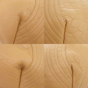 美品 フェンディ スパイバッグ ズッカ柄 レザー ベージュ ハンドバッグ 0456【中古】FENDI