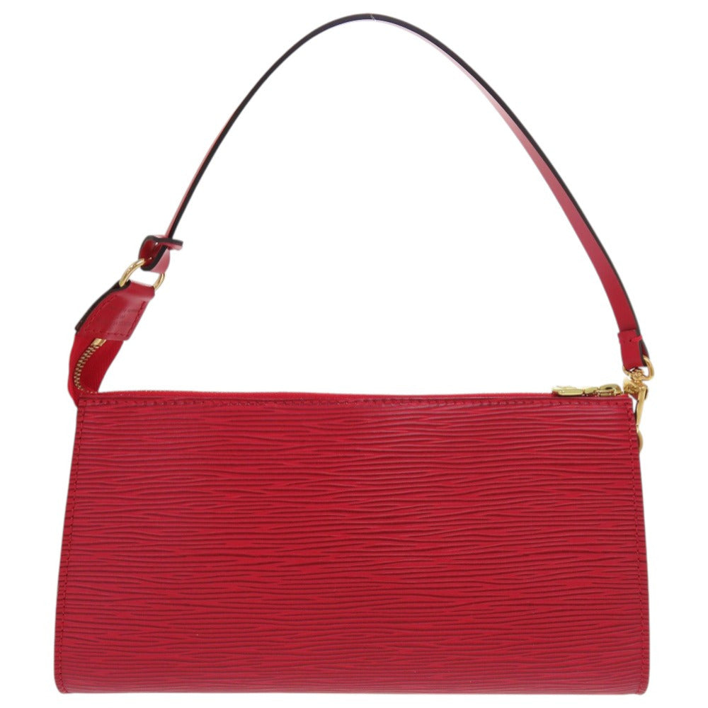 新品同様 ルイ ヴィトン ポシェット アクセソワ―ル アクセサリーポーチ エピ M52947 カスティリアンレッド ポーチ LV 0457【中古】LOUIS VUITTON