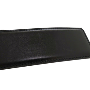 美品 グッチ GGバックル 150-8003487611 レザー ブラック ゴールド ベルト 0458【中古】GUCCI