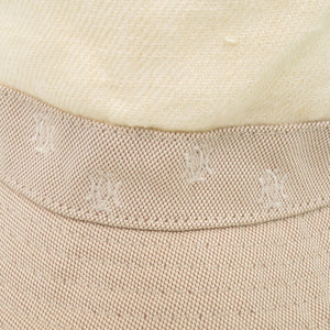美品 エルメス MOTSCH HERMES モッチ エルメス コットン ホワイト ベージュ バケットハット 帽子 ハット 0468【中古】HERMES