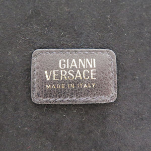美品 ジャンニ ヴェルサーチ メデューサ アクセサリーケース BOX ボックス レザー ブラック 0469【中古】Gianni Versace