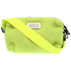 美品 メゾン マルジェラ グラムスラム S55WB0012 ナイロン ネオンイエローグリーン ショルダーバッグ 0484【中古】Maison Margiela