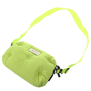 美品 メゾン マルジェラ グラムスラム S55WB0012 ナイロン ネオンイエローグリーン ショルダーバッグ 0484【中古】Maison Margiela