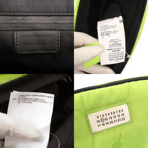 美品 メゾン マルジェラ グラムスラム S55WB0012 ナイロン ネオンイエローグリーン ショルダーバッグ 0484【中古】Maison Margiela