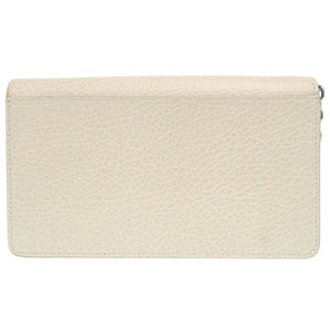 新品同様 メゾン マルジェラ S56UI0147 レザー ホワイト チェーンウォレット ショルダーバッグ 0488【中古】Maison Margiela