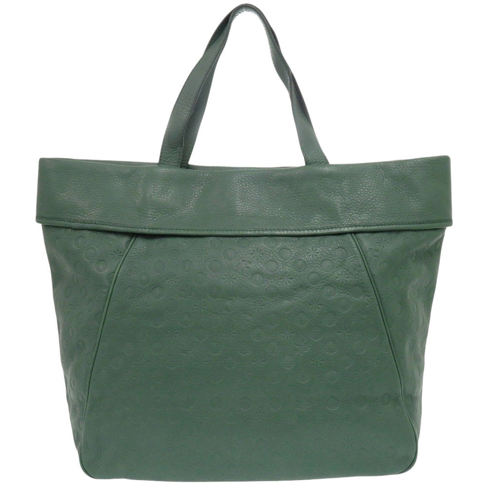 美品 ハンティングワールド レザー グリーン トートバッグ 緑 0519【中古】HUNTING WORLD