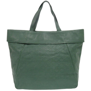 美品 ハンティングワールド レザー グリーン トートバッグ 緑 0519【中古】HUNTING WORLD