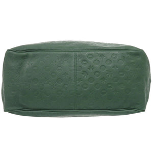 美品 ハンティングワールド レザー グリーン トートバッグ 緑 0519【中古】HUNTING WORLD