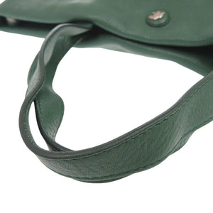 美品 ハンティングワールド レザー グリーン トートバッグ 緑 0519【中古】HUNTING WORLD