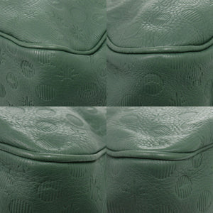 美品 ハンティングワールド レザー グリーン トートバッグ 緑 0519【中古】HUNTING WORLD