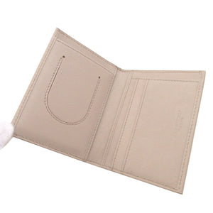 未使用 ハンティングワールド アイリー レザー アイボリー パスケース カードケース 0521【中古】HUNTING WORLD