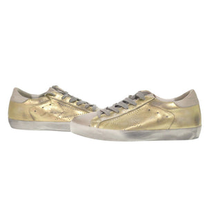 未使用 ゴールデングース スーパースター G32WS590.E69 サイズ36 レザー ゴールド スニーカー 0528【中古】GOLDEN GOOSE