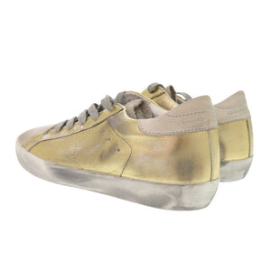 未使用 ゴールデングース スーパースター G32WS590.E69 サイズ36 レザー ゴールド スニーカー 0528【中古】GOLDEN GOOSE