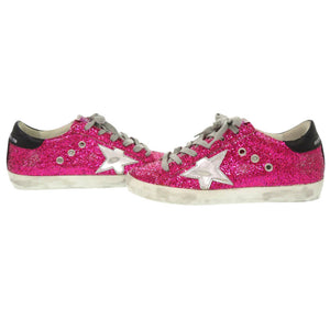 未使用品 ゴールデングース スーパースター グリッター G32WS590.G45 サイズ35 レザー ピンク スニーカー 0529【中古】GOLDEN GOOSE