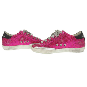 未使用品 ゴールデングース スーパースター グリッター G32WS590.G45 サイズ35 レザー ピンク スニーカー 0529【中古】GOLDEN GOOSE