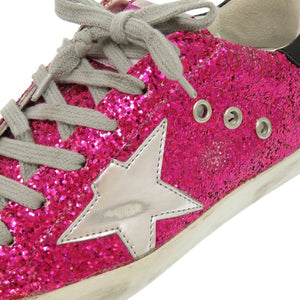 未使用品 ゴールデングース スーパースター グリッター G32WS590.G45 サイズ35 レザー ピンク スニーカー 0529【中古】GOLDEN GOOSE