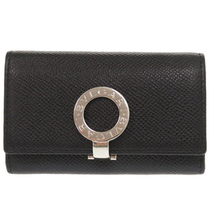 美品 ブルガリ ブルガリ ブルガリ 6連 30422 レザー ブラック キーケース 黒 0541【中古】BVLGARI メンズ